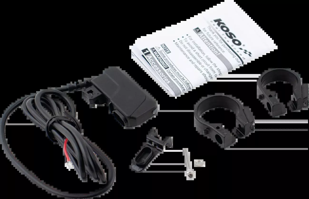 KOSO NORTH AMERICA USB-C Charger – Handlebar Mount KW011000