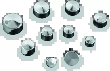 Kuryakyn 10 Pack Chrome 1/4 Kool Kaps for Harley & Metric Motorcycles