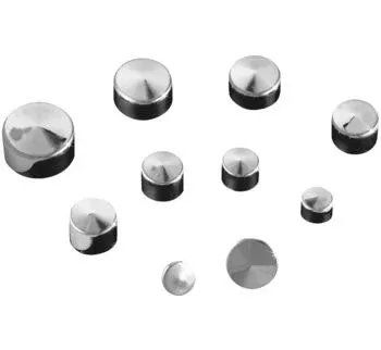 Kuryakyn 2445 Chrome Kool Kaps Motorcycle Bolt Covers 3/8" Bolt Heads