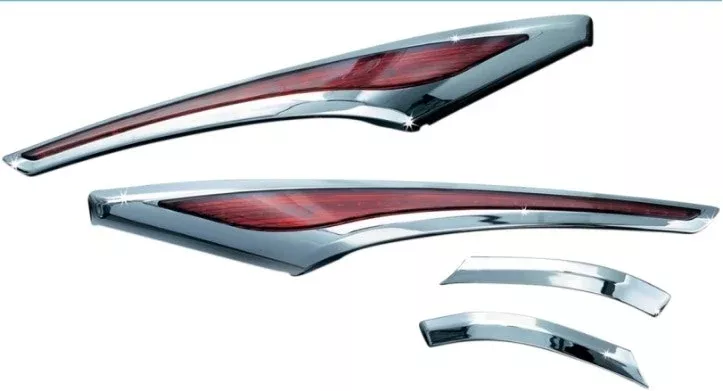 Kuryakyn 3232 Chrome Saddlebag Accent Swoop LED Lights 12-17 Honda Goldwing 1800