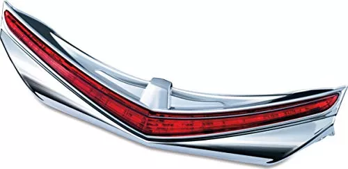 Kuryakyn 3236 Motorcycle Lighting Accessory: Rear Fender Tip LED Running/Brake Light with Red Lens for 2012-17 Honda Gold Wing GL1800 & F6B Motorcycles, Chrome