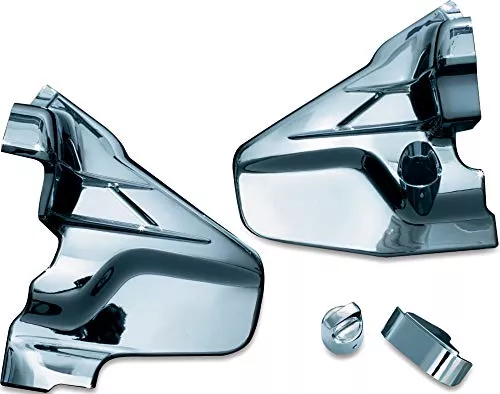 Kuryakyn 7366 Motorcycle Accent Accessory: Louvered Transmission Cover for 2001-17 Honda Gold Wing GL1800 & F6B Motorcycles, Chrome, 1 Pair