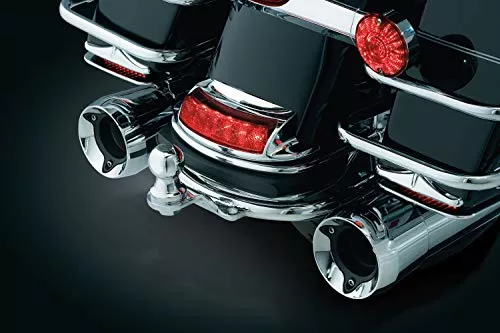 Kuryakyn 7652 Motorcycle Accessory: Trailer Hitch with 1-7/8″ Diameter Hitch Ball for 2009-13 Harley-Davidson Touring Motorcycles