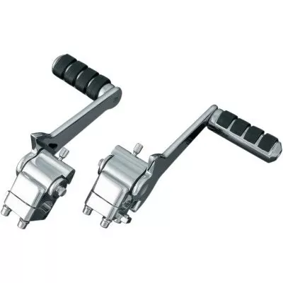 Kuryakyn 7926 Chrome Adjustable Passenger Peg Kit Harley Touring Models 93-06