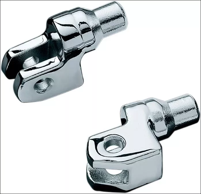 Kuryakyn 8810 Chrome Tapered Peg Adapters for Yamaha