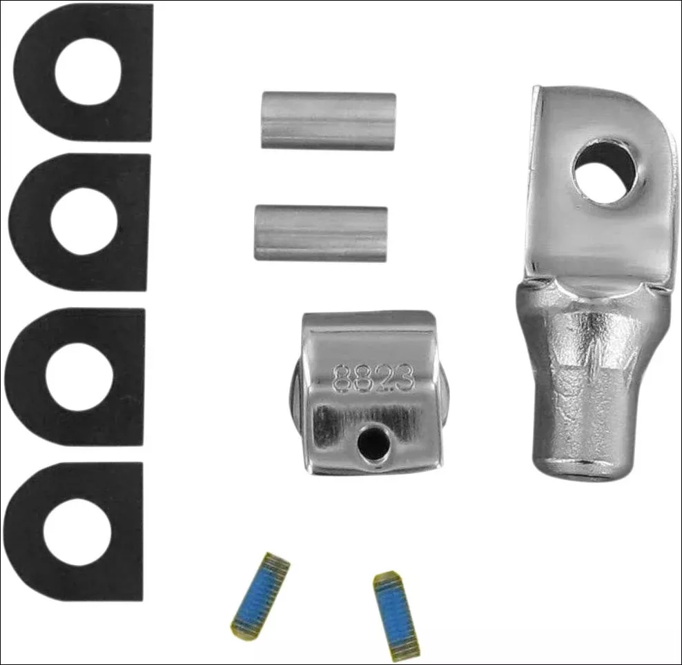Kuryakyn 8823 Chrome Tapered Peg Adapters for Suzuki