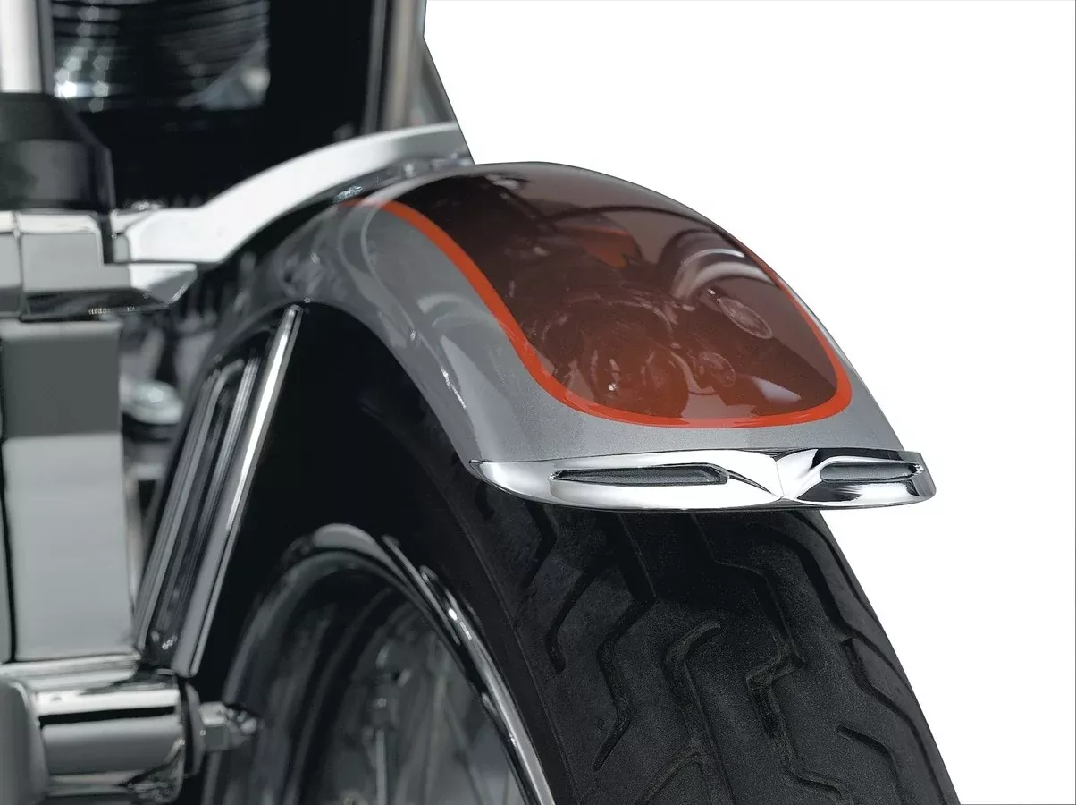 Kuryakyn 9012 Chrome Narrow Glide Front Fender Tip XL Dyna Softail