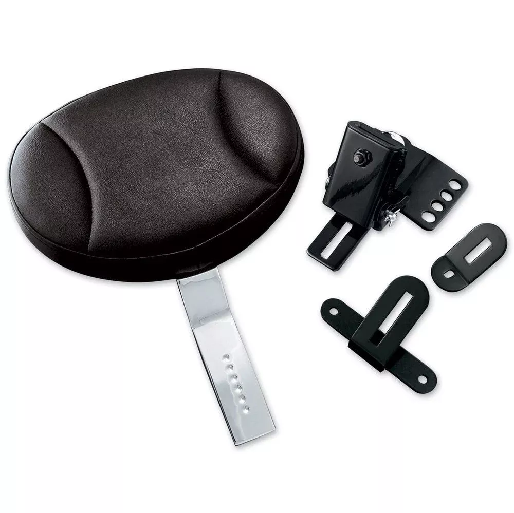 Kuryakyn Adjustable Touring Plug In Driver Backrest for Seat Harley Touring 1670