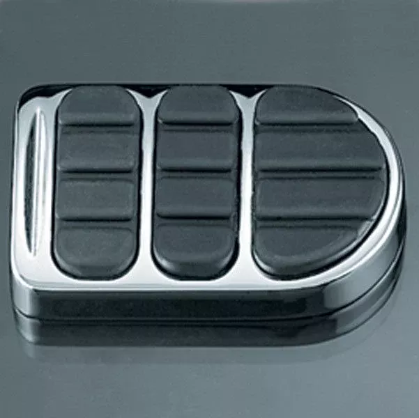 KURYAKYN CHROME BRAKE PEDAL PAD FOR 1984-2017 HARLEY FX SOFTAILS, FXDF EA 8029
