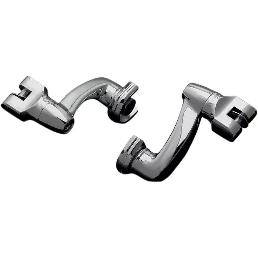 Kuryakyn Chrome Longhorn Offset Footpeg without Magnum Clamps HighwayMounts