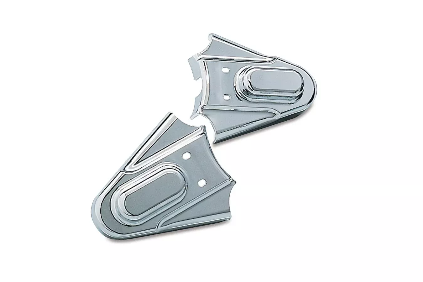 Kuryakyn Chrome Phantom Axle Covers for Harley Softail FXST/C 86-07