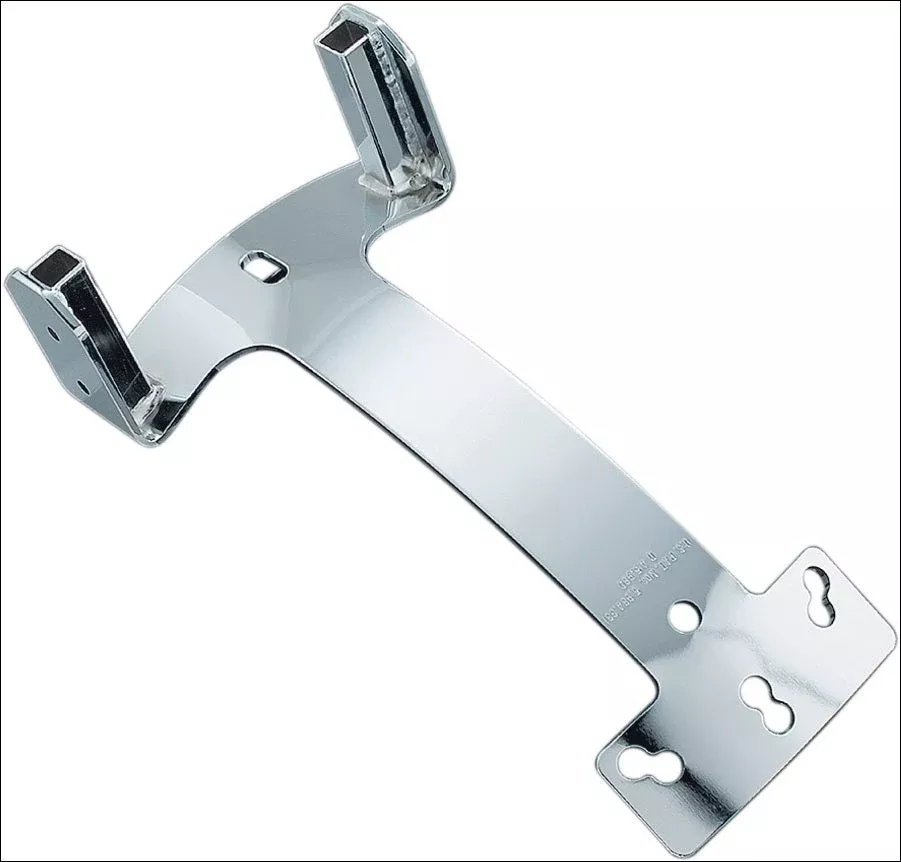 Kuryakyn Chrome Plug-N-Play Sissy Bar Mounts for Harley Softail, Dyna, Sportster