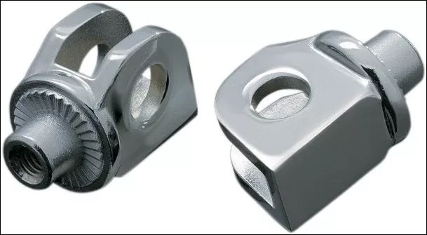 Kuryakyn Chrome Splined Peg Adapters for Kawasaki & Triumph