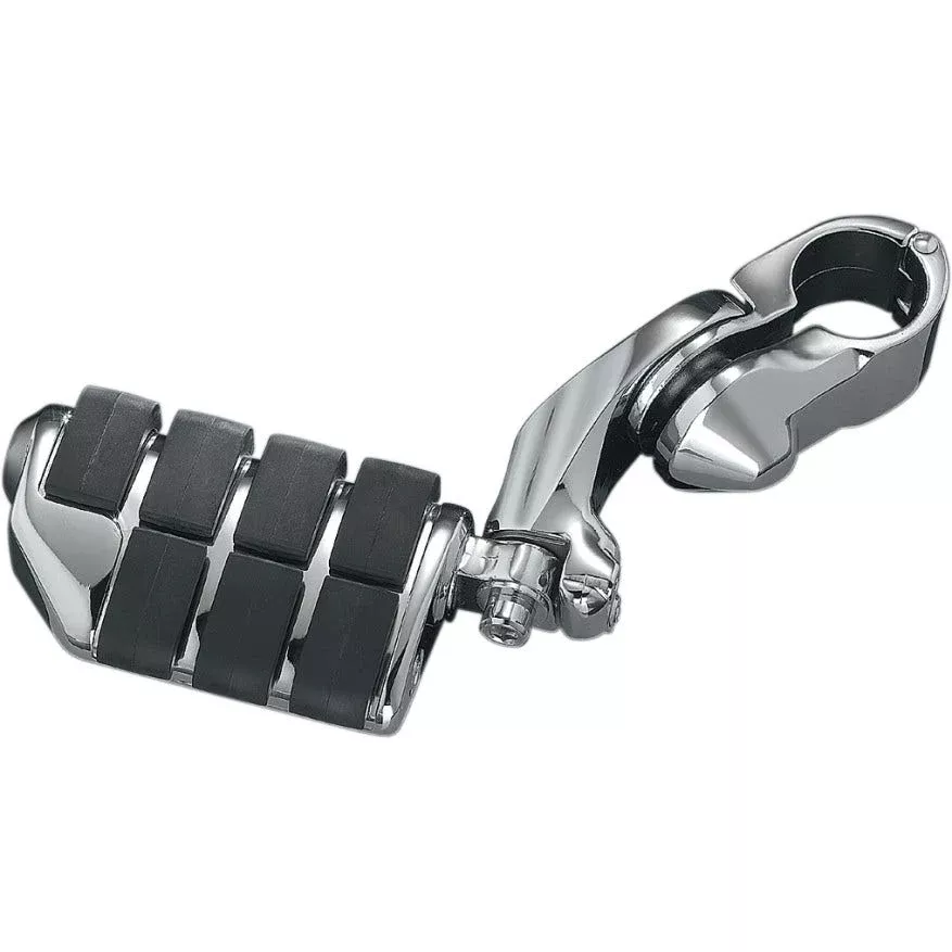 Kuryakyn Chrome Tall Rider Tour Tech Cruise Peg 1/4" Mounts Short 4" Dually Pegs