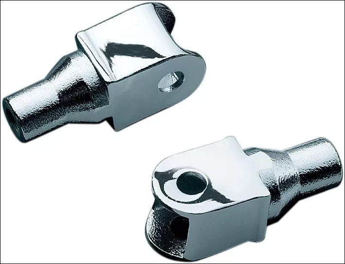 Kuryakyn Chrome Tapered Peg Adapters for Honda