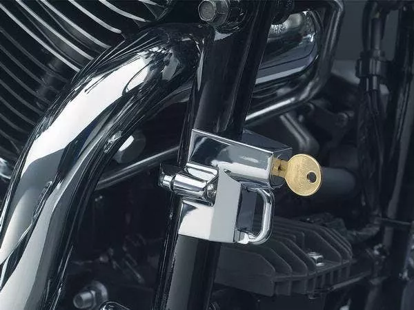 Kuryakyn Chrome Universal Helmet Lock for 1-1/4" to 1-1/2"