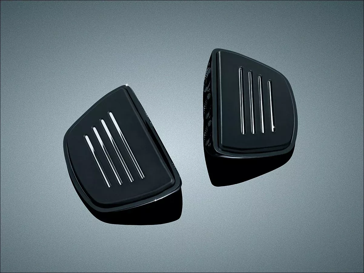 Kuryakyn Gloss Black Premium Mini Boards without Adapters Universal Fitment