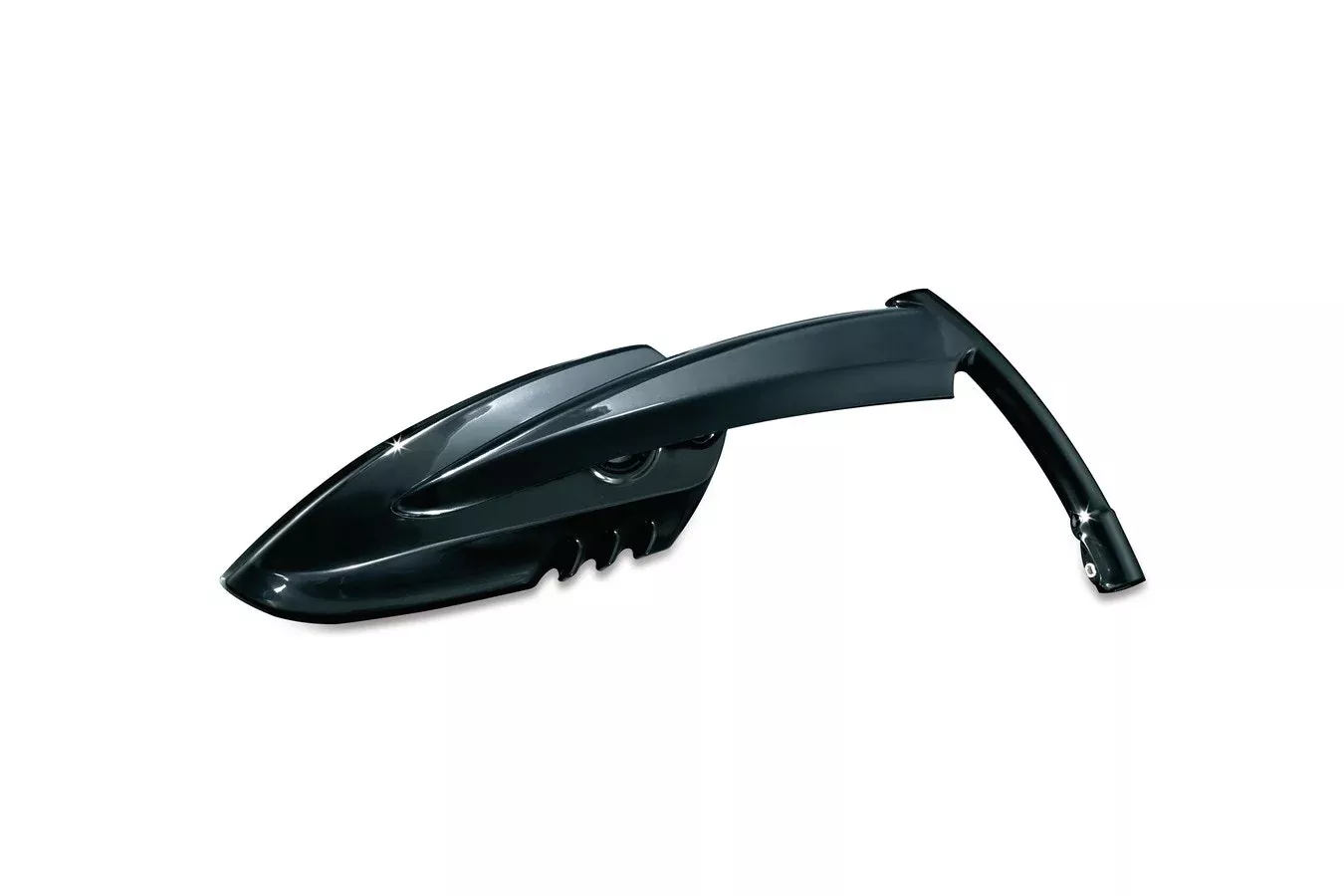 Kuryakyn Glossy Black Scythe Handlebar Replacement Mirrors Harley & Metric