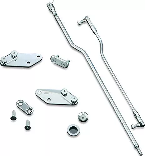 Kuryakyn Motorcycle Foot Extender Component: Forward Control 3" Extension Kit for Harley-Davidson FXDWG & All Dyna Motorcycles, Chrome