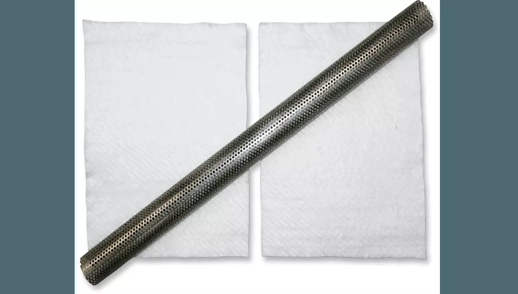LA Chopper 24" Universal Exhaust Baffle with Packing - 1"