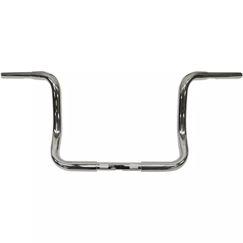 La Choppers Chrome 10" 1-1/4" Ape Hanger Bagger Handlebars for Harley FLH/X