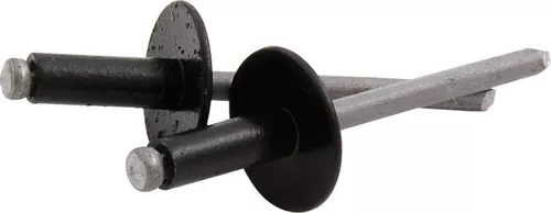 Large Head Rivet 250Pk Black ALL18168