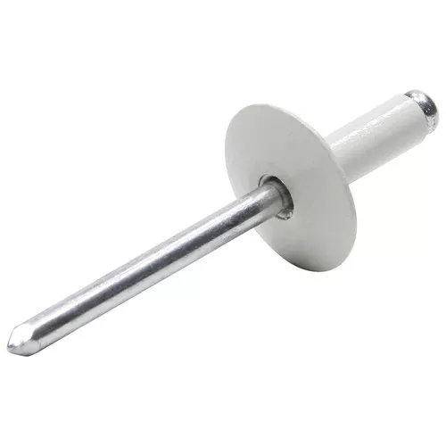 Large Head Rivet White Aluminum 250pk ALL18051