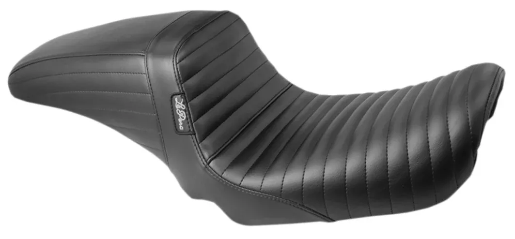 LE PERA 0803-0583 LK-591PT Kickflip Seat — PleatedBlack - FXD '06-'17
