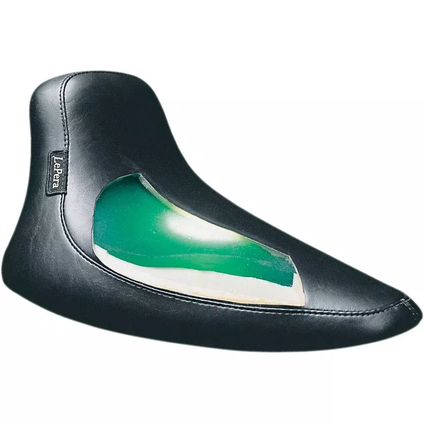 Le Pera LGN-007 Smooth Black w/ Biker Gel Bare Bones Solo Seat 84-99 FXST FLST