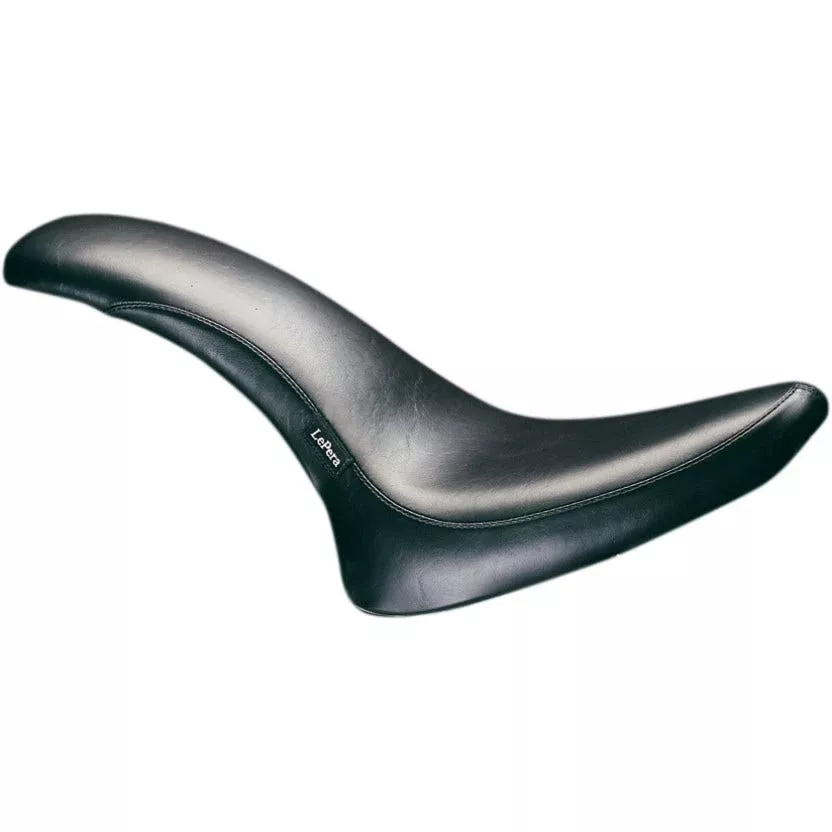 Le Pera LN-890 Smooth Black King Cobra Full Seat Harley Softail FXST FLST 84-99