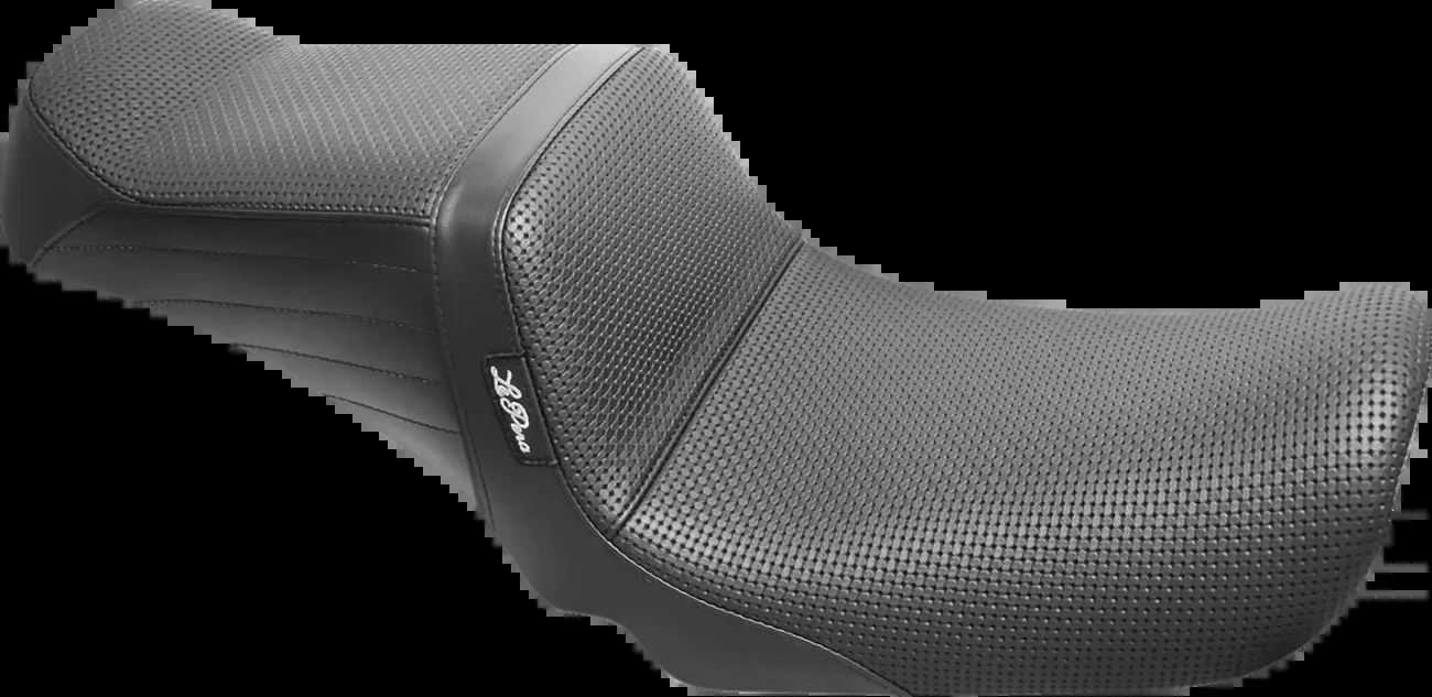 LE PERA Tailwhip Seat - Basketweave - Black - FXD '04-'05 - LF-581BW