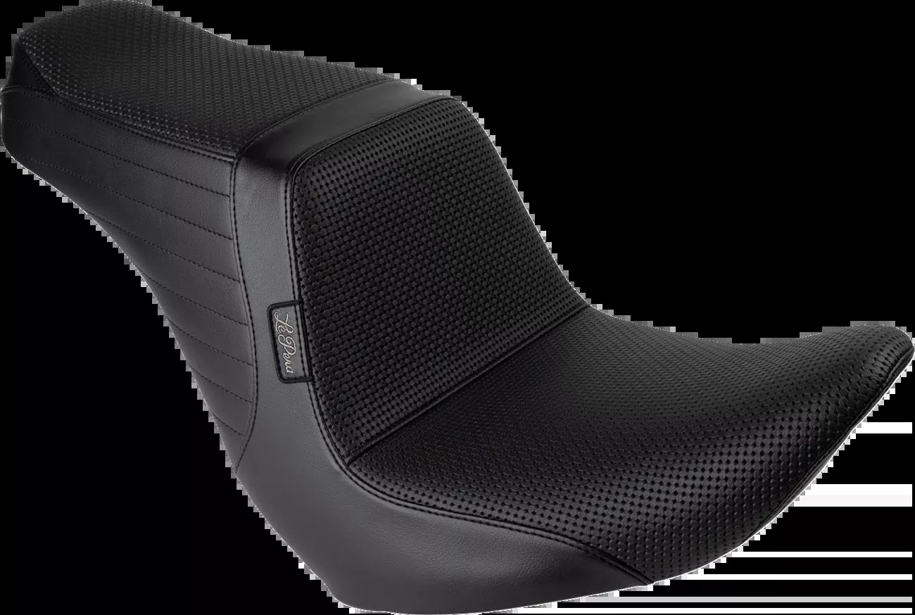LE PERA Tailwhip Up Front Seat - Basket Weave - Black - FLSB/FXLR '18-'24 - LYRU-580BW