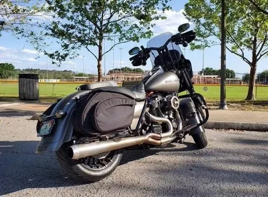 Leather Pros Retro Series V3 Saddlebags for '93-26 Harley Davidson Touring Models - Ballistic Nylon