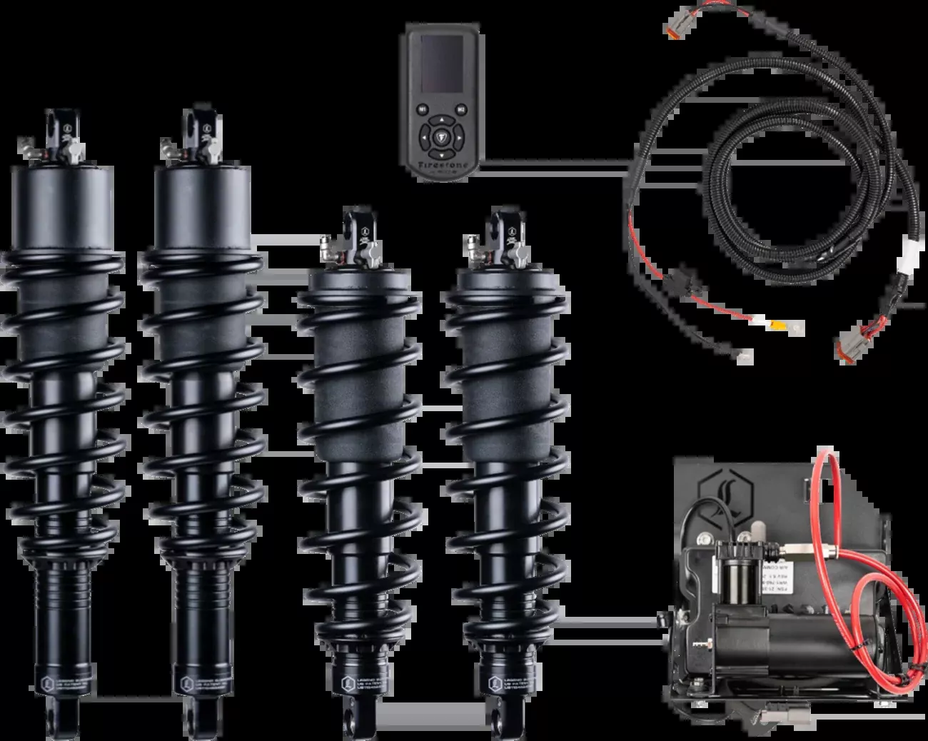 Legend Front & Rear Air/Coil Suspension Kit 23-26 Can Am Defender Max 1000 HD10