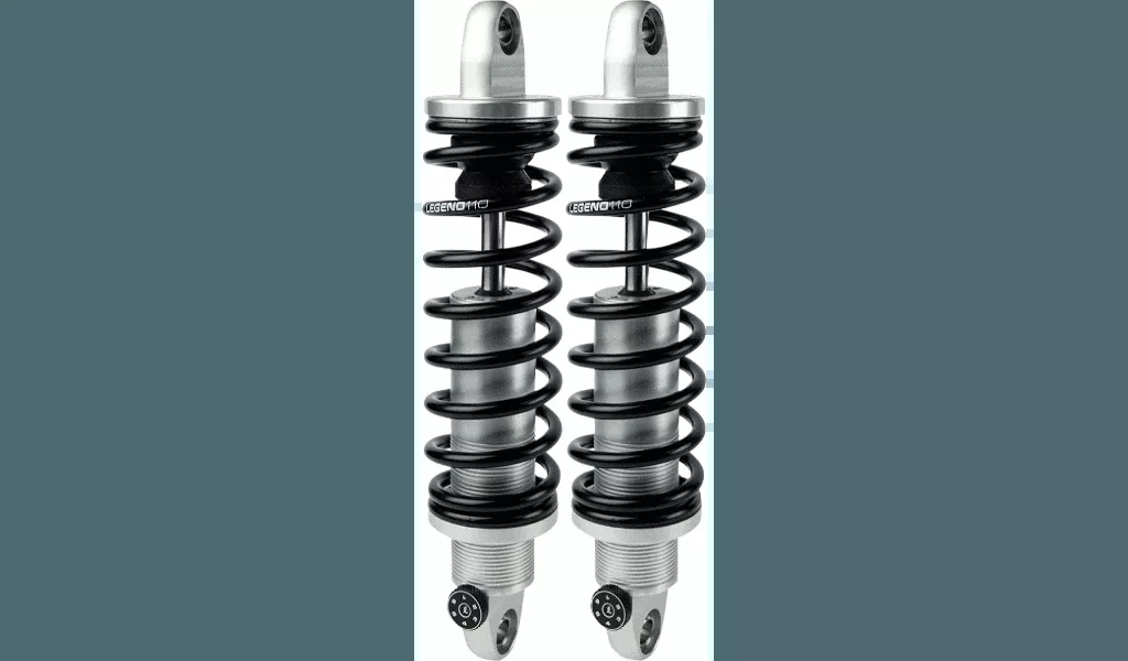 Legend Revo-A Adjustable Dyna Coil Suspension for '99-17 Harley Davidson Dyna Models - Clear Anodized