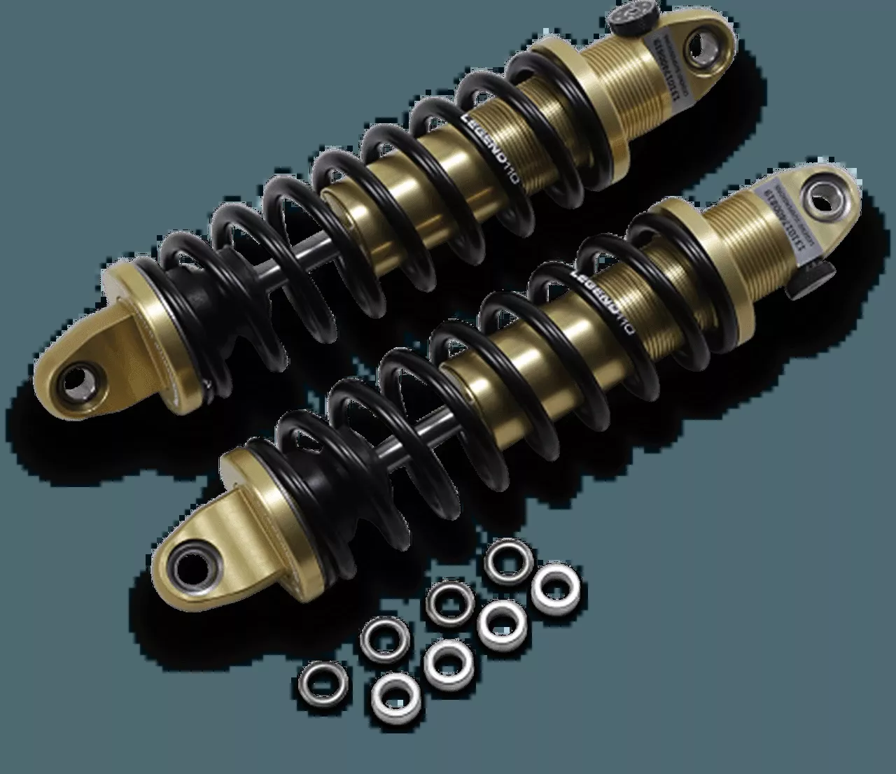 Legend Revo-A Gold Adjustable Coil Suspension for '99-Up Harley-Davidson Touring Models