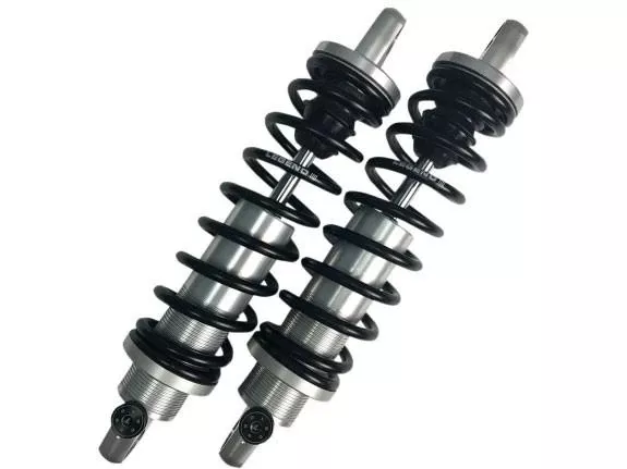Legend Suspensions Revo-A Adjustable FL Coil Suspension for Harley-Davidson Touring Models '99-Up - Clear Anodized 12 inches