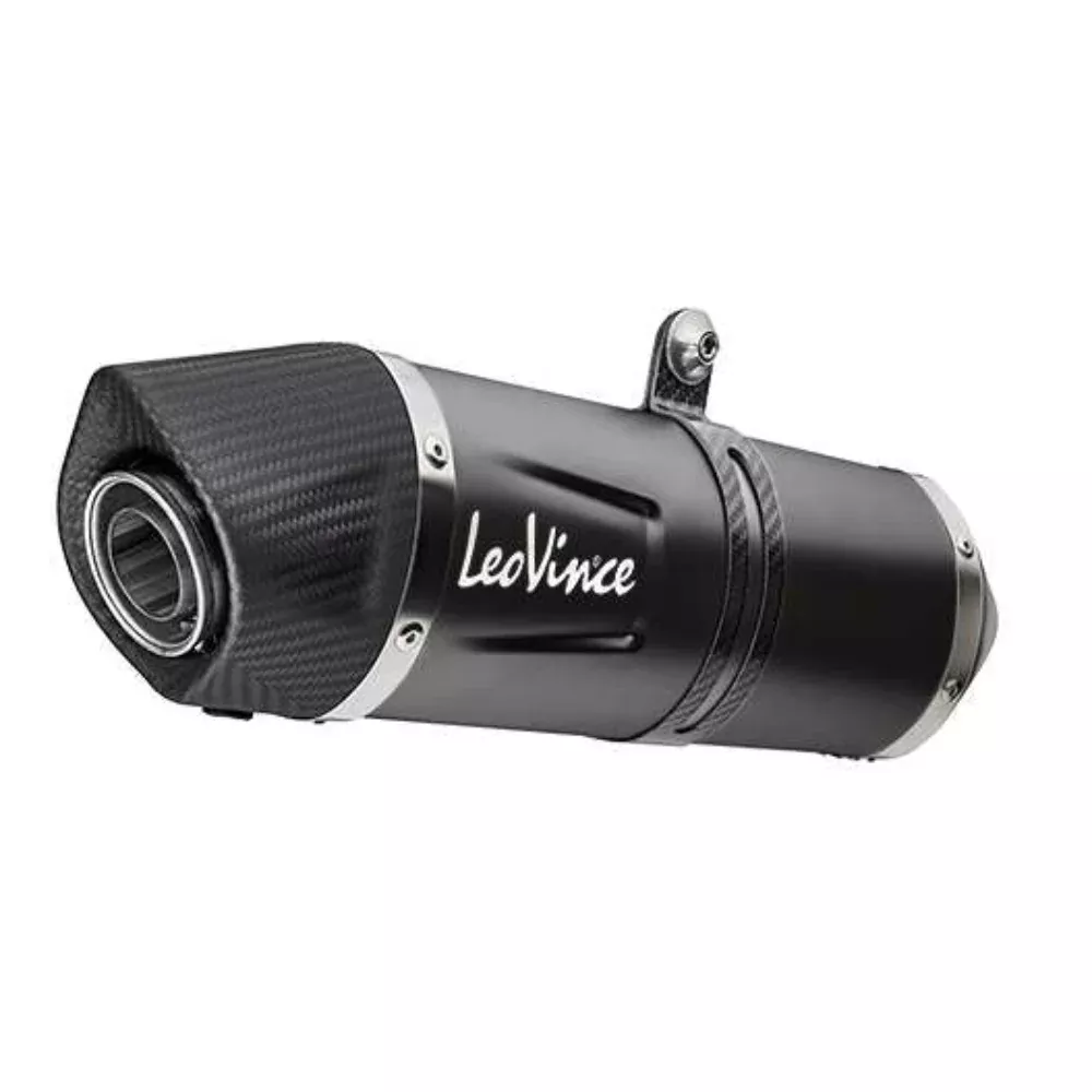 LeoVince LV One Evo Black Stainless Slip-On Exhaust Yamaha Tenere 700 2019+