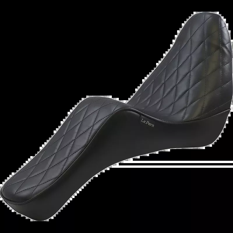 LEPARA CHEROKEE SEAT BLACK DIAMOND STITCH HARLEY SOFTAILS FXLRS/T 18-26