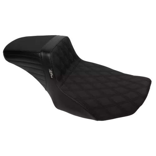 LePera Kickflip Daddy Long Legs Seat for 2024-2025 Harley Touring* - Double Diamond / Gripp Tape