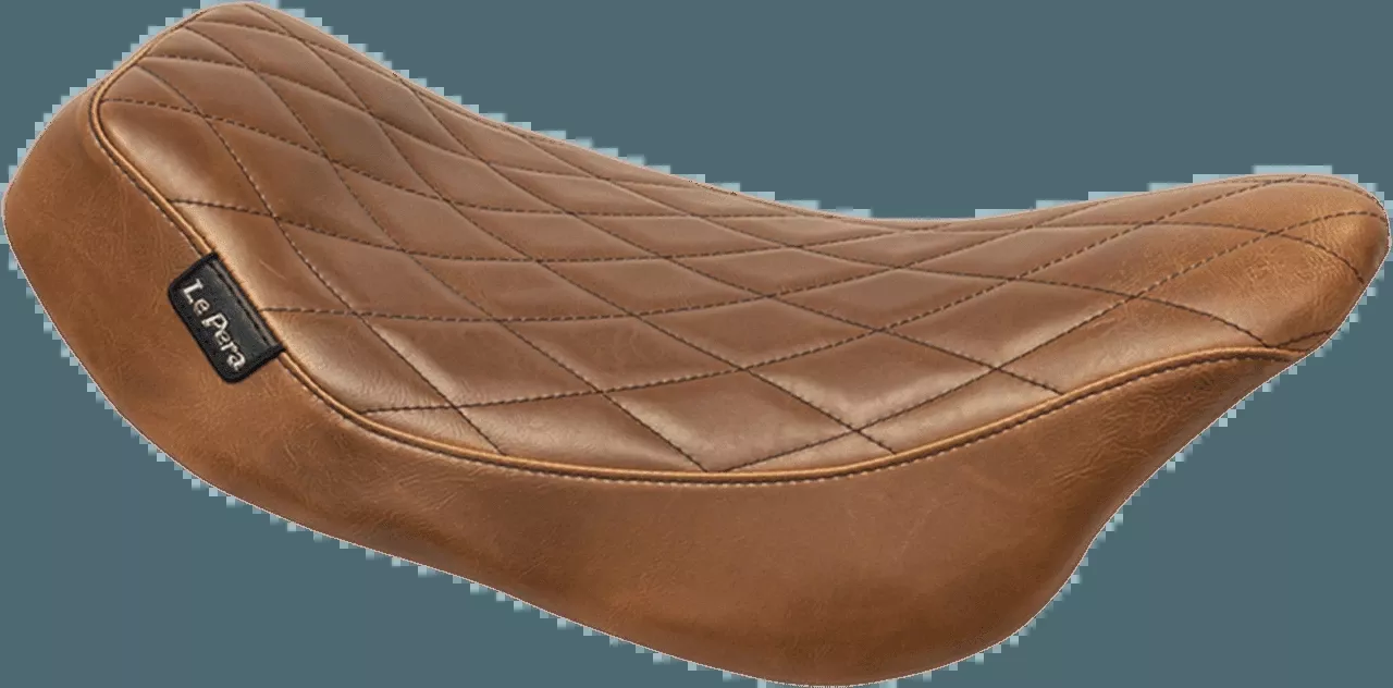 LePera Streaker Solo Seat for '08-Up Harley Davidson Touring Models - Diamond Stitch (Not for '24-Up FLHX/FLTR Models)