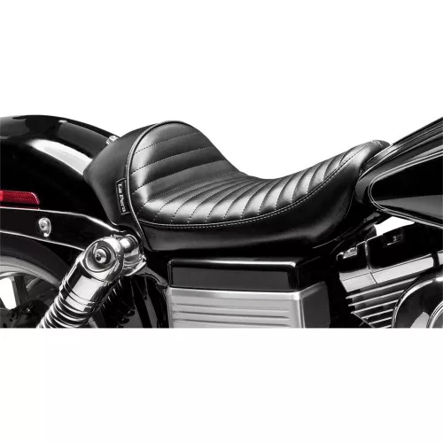 LePera Stubs Cafe Solo Seat for 2006-2017 Harley Dyna - Pleated