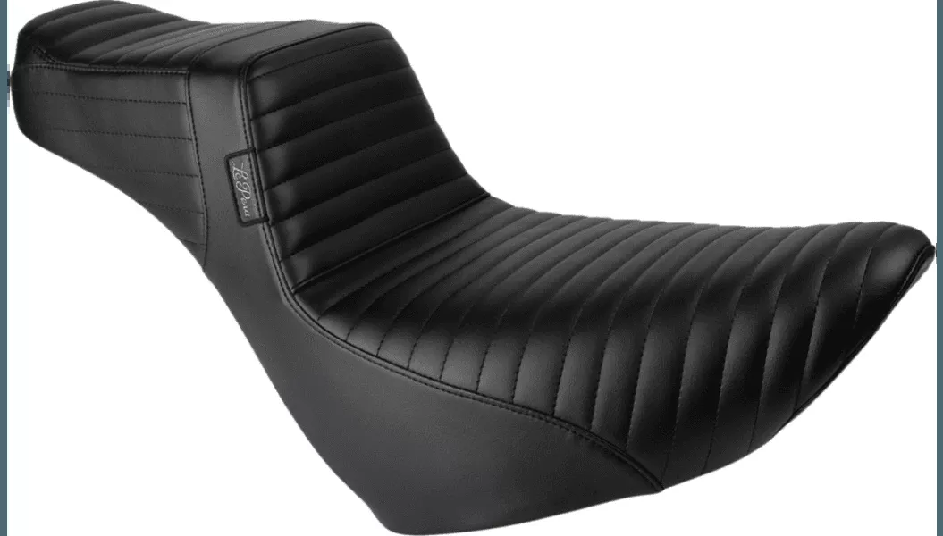 LePera Tailwhip Daddy Long Legs Seat for '18-Up Harley Davidson Low Rider Models and Sport Glide - Double Diamond - Black