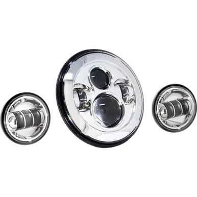 Letric Lighting 7" Led Headlight Pass Lamp Kits