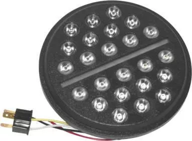 Letric Lighting LLC-LHC-7B 7" LED Buck-Shot Headlight Black