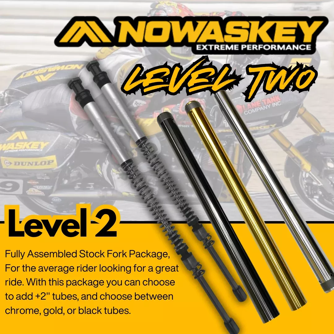 Level 2: Stock Fork Package - Harley-Davidson Bagger Models - 41mm & 49mm