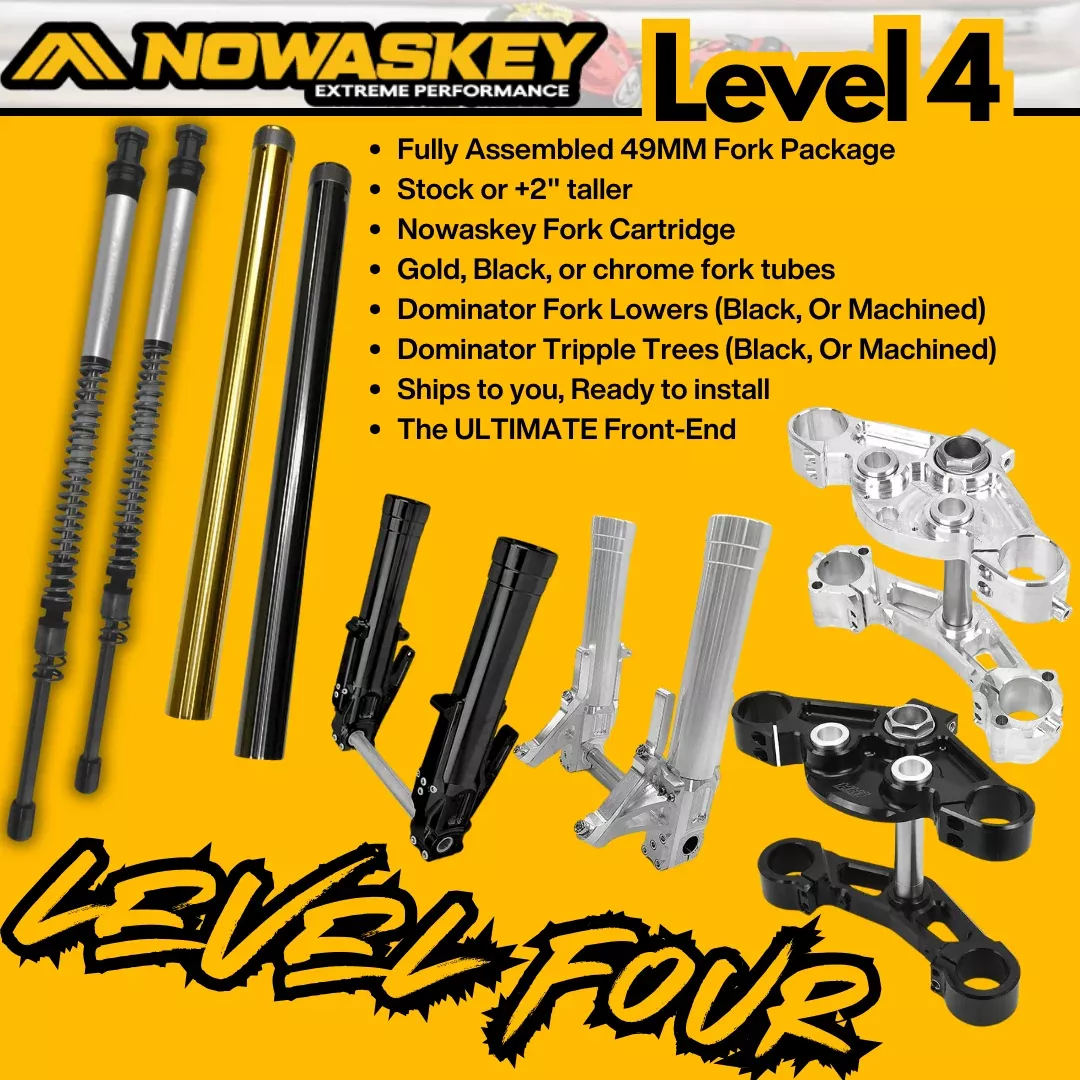 Level 4: The Ultimate Front-End Package - 2014-2024 Bagger Models - 49mm