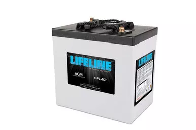 Lifeline GPL-4CT 6 Volt Deep Cycle AGM Battery