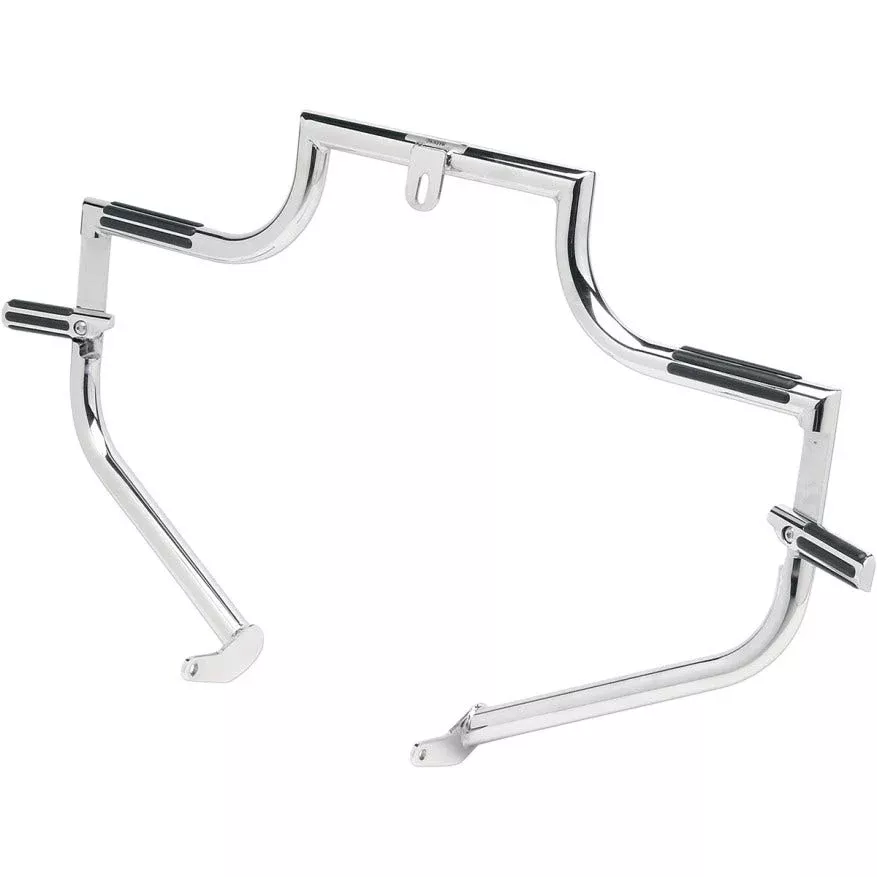 Lindby Chrome Twinbar Front Engine Guard Highway Bar Harley FLST Softail 00-15