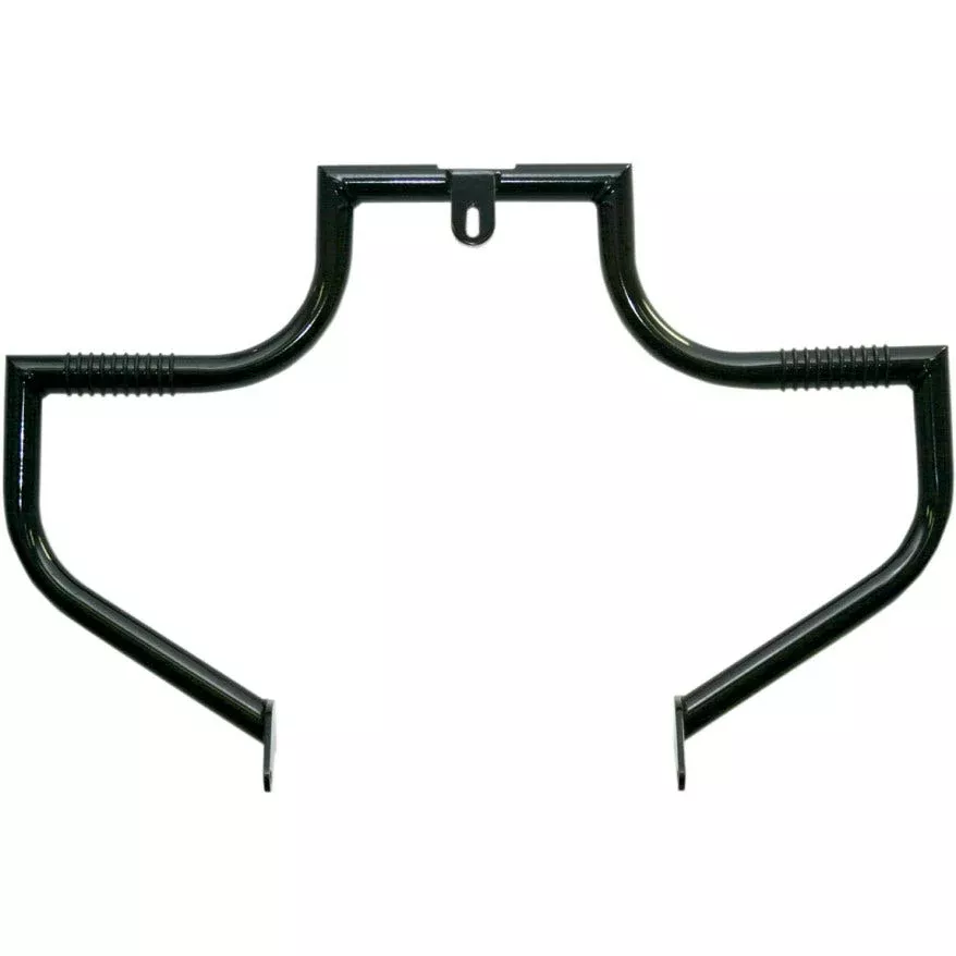 Lindby Front Gloss Black Linbar Highway Engine Guard Bar Harley 91-17 Dyna Mid